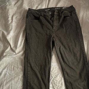 American Eagle Outfitters Women's Olive Skinny Jeans